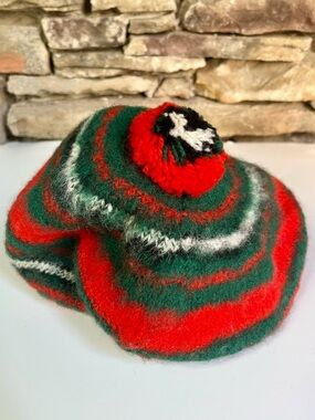 Tam o'Shanter Scotland MacGregor Wool Knit Cap Scottish Festivals Unisex